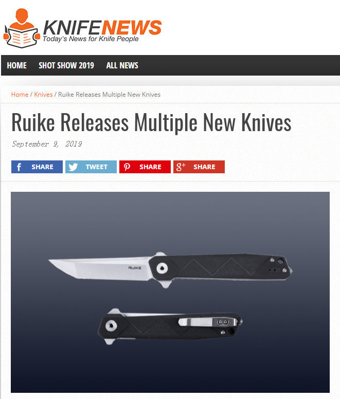 KNIFENEWS INTRODUCES THE NEWLY RELEASED KNIVES