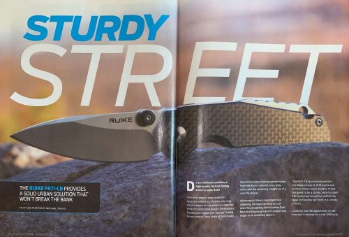 KNIVES ILLUSTRATED FEATURED RUIKE P671-CB AS AN SOLID URBAN SOLUTION