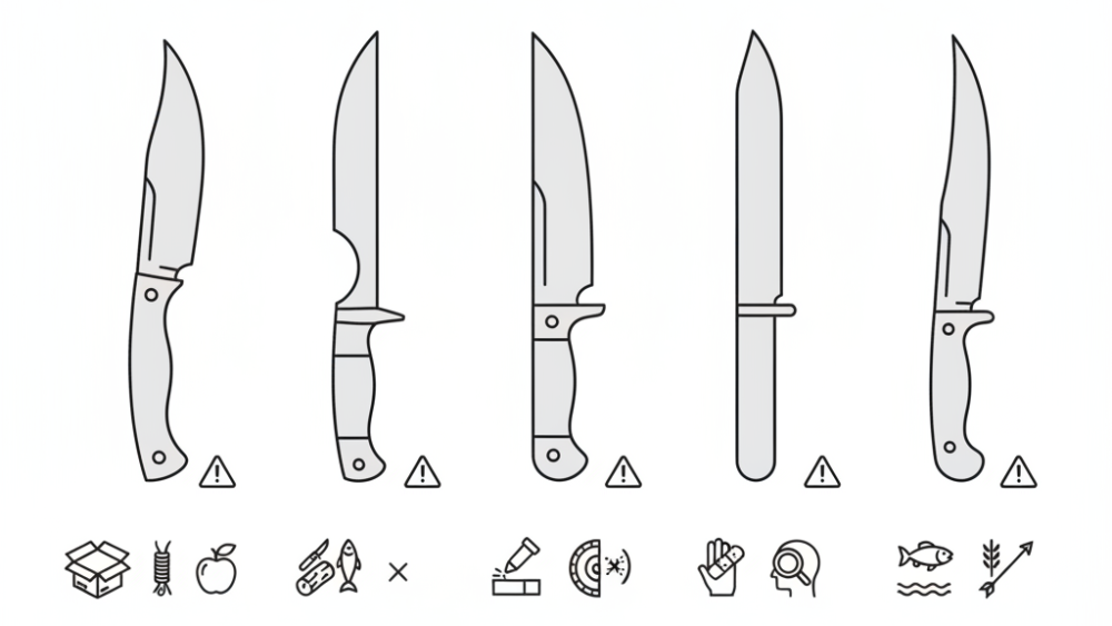 Types of Knives and Their Uses for EDC, Outdoor, and Hunting